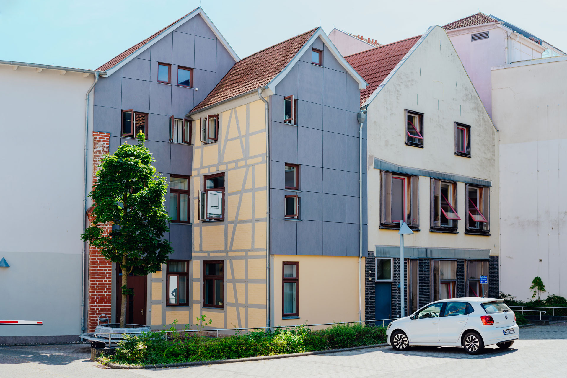 Geschäftshaus in Wismar / Totale