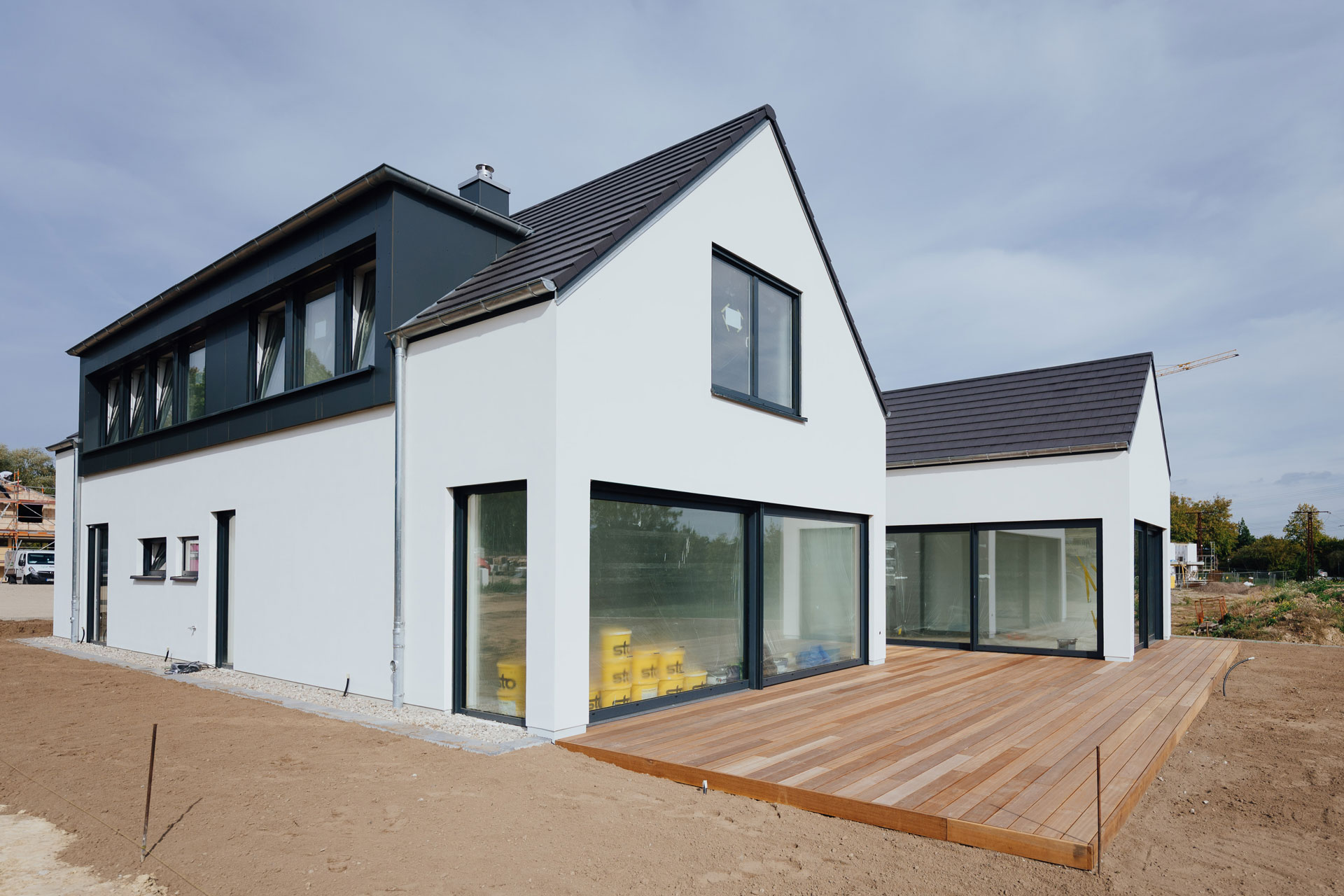 Carport in Wismar (04) / Totale seitlich